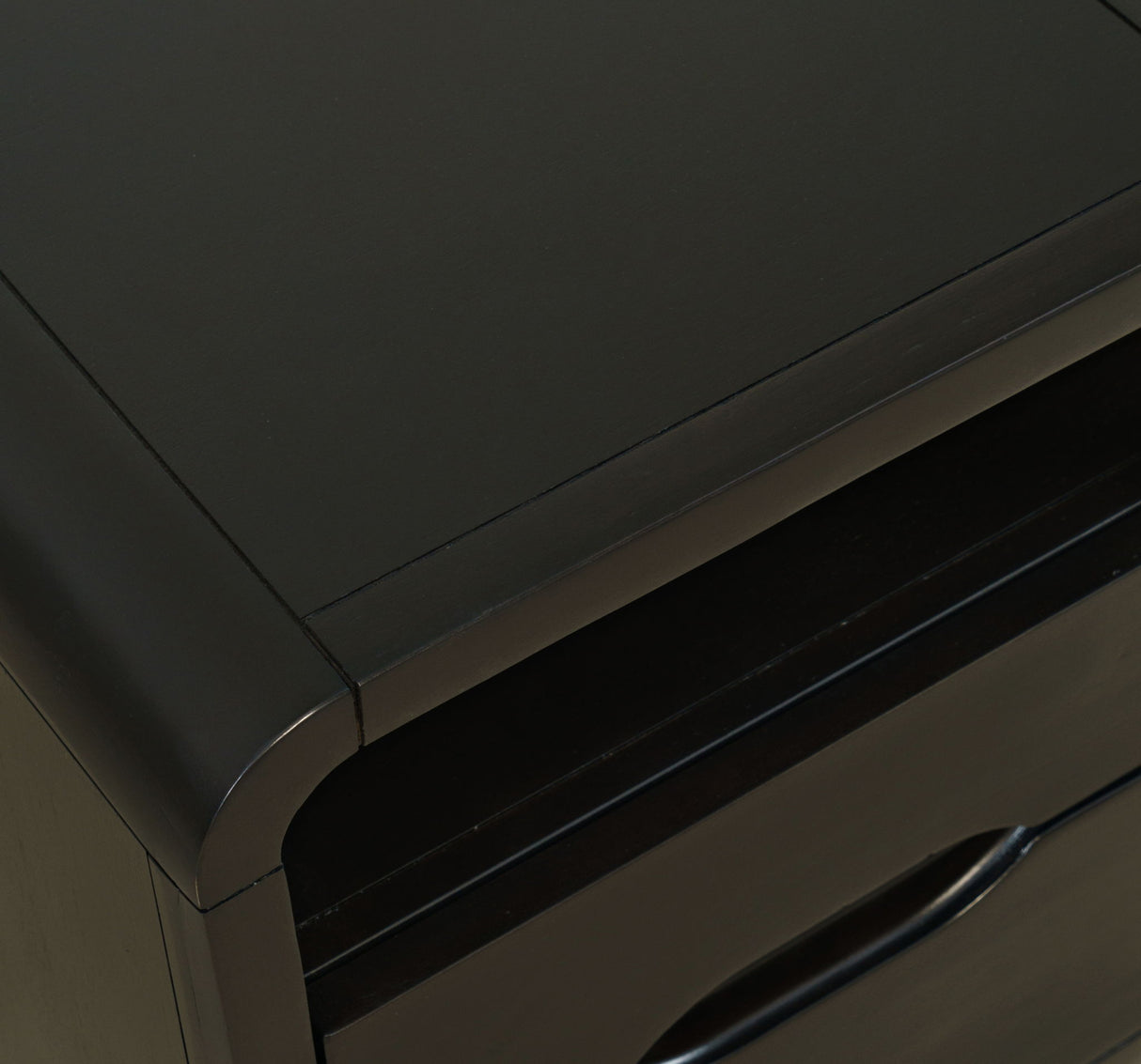Marlowe - Power Chairside Table - Dark Brown