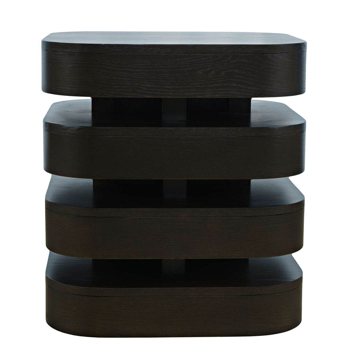 Brix Square End Table - Espresso