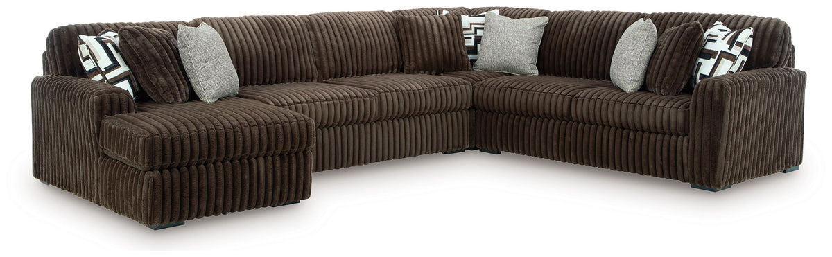 Midnight-Madness - 4 Piece Sectional