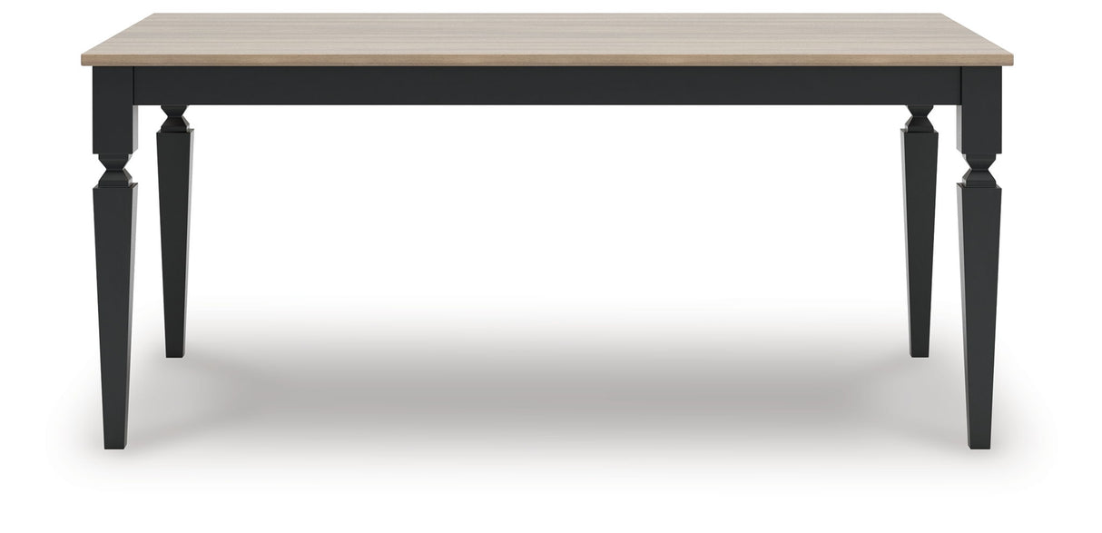 Brenkerton - Rectangular Dining Room Table - Grayish Brown / Black