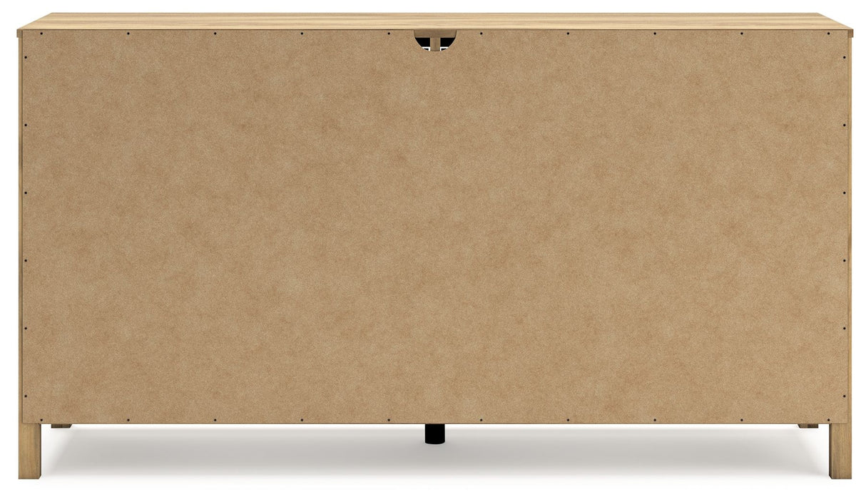 Bermacy - Six Drawer Dresser - Light Brown