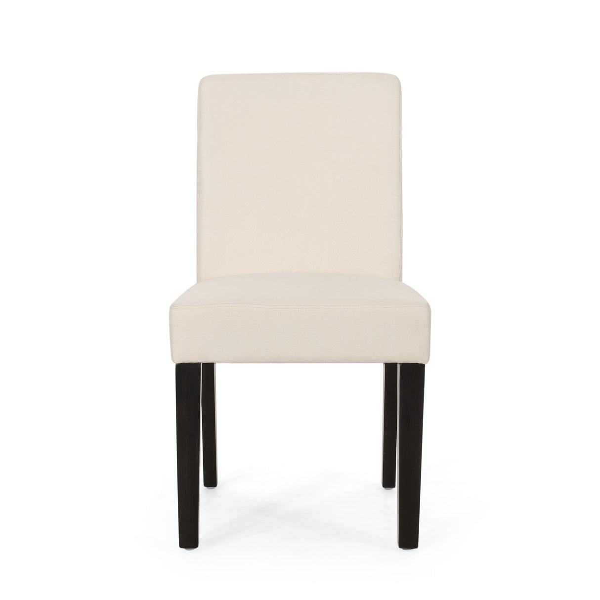 Contemporary Dining Chair With Upholstered Seating And Tapered Legs