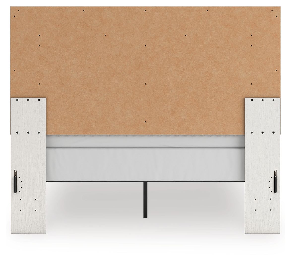 Zuraleus - Queen Upholstered Panel Bed - White