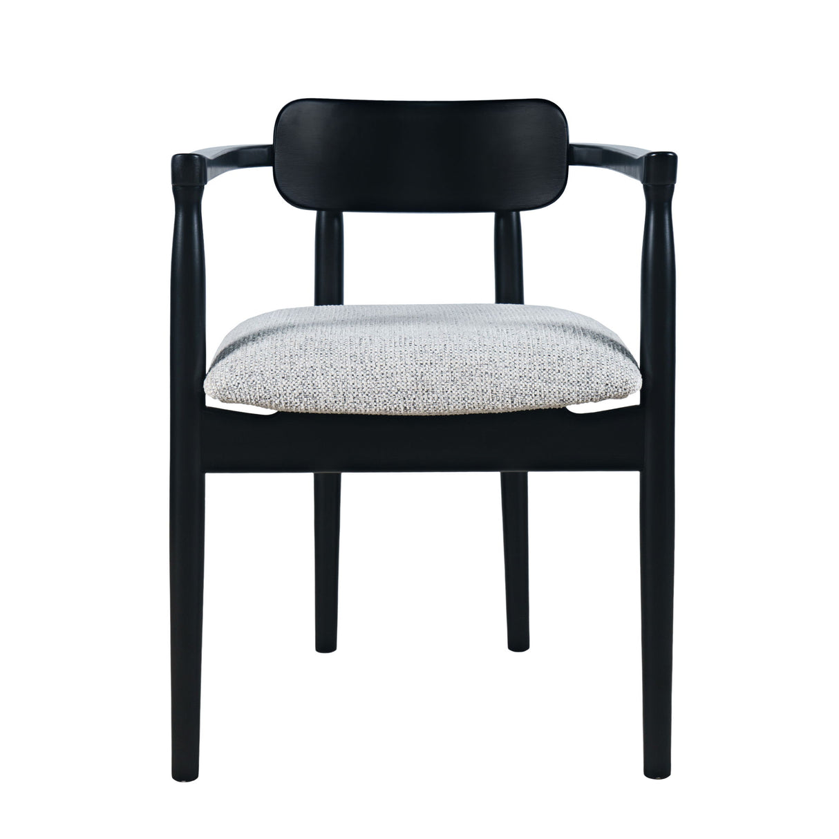 Linden - Upholstered Arm Chair (Set of 2) - Black / White