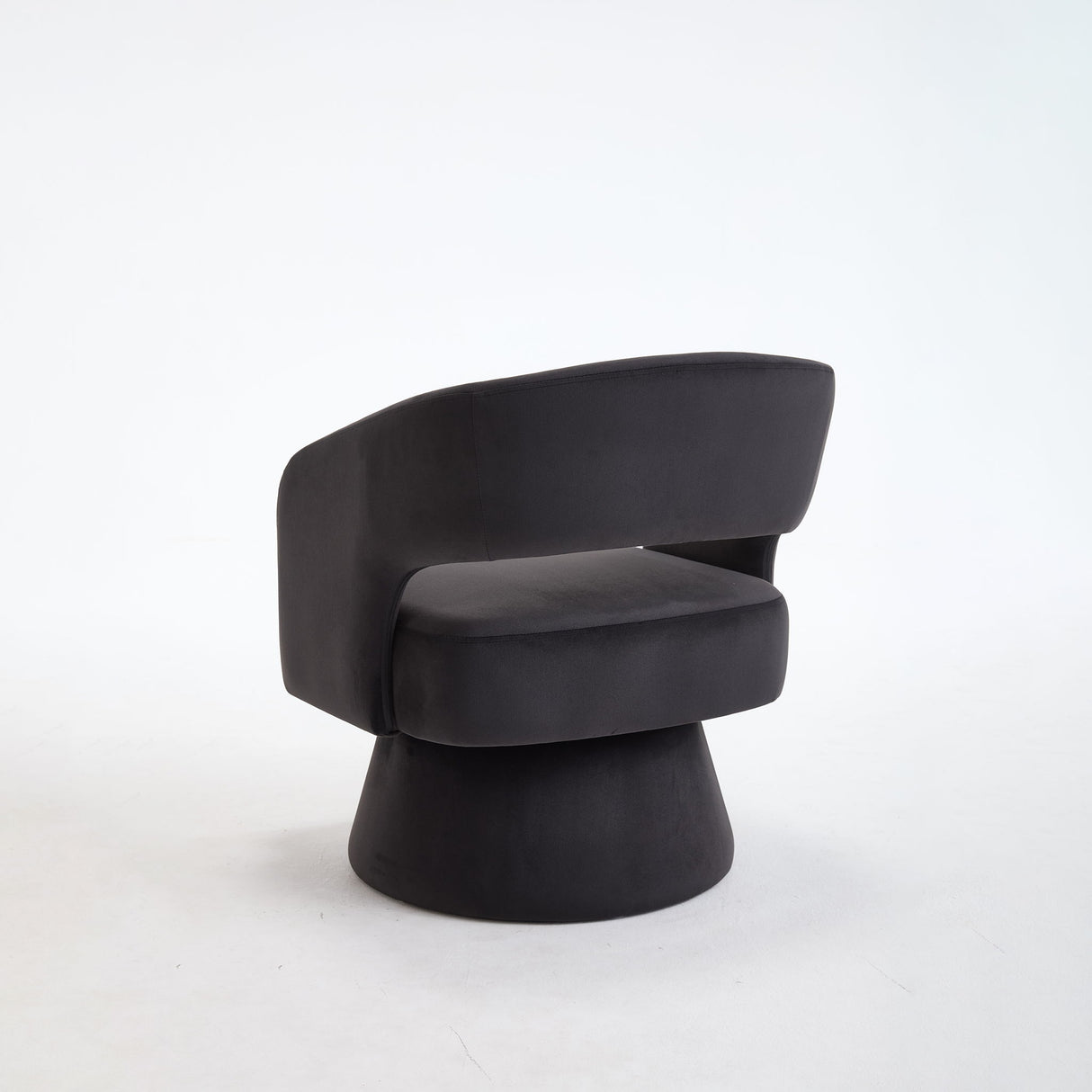 Swivel Barrel Chair With 360 Degree Rotation