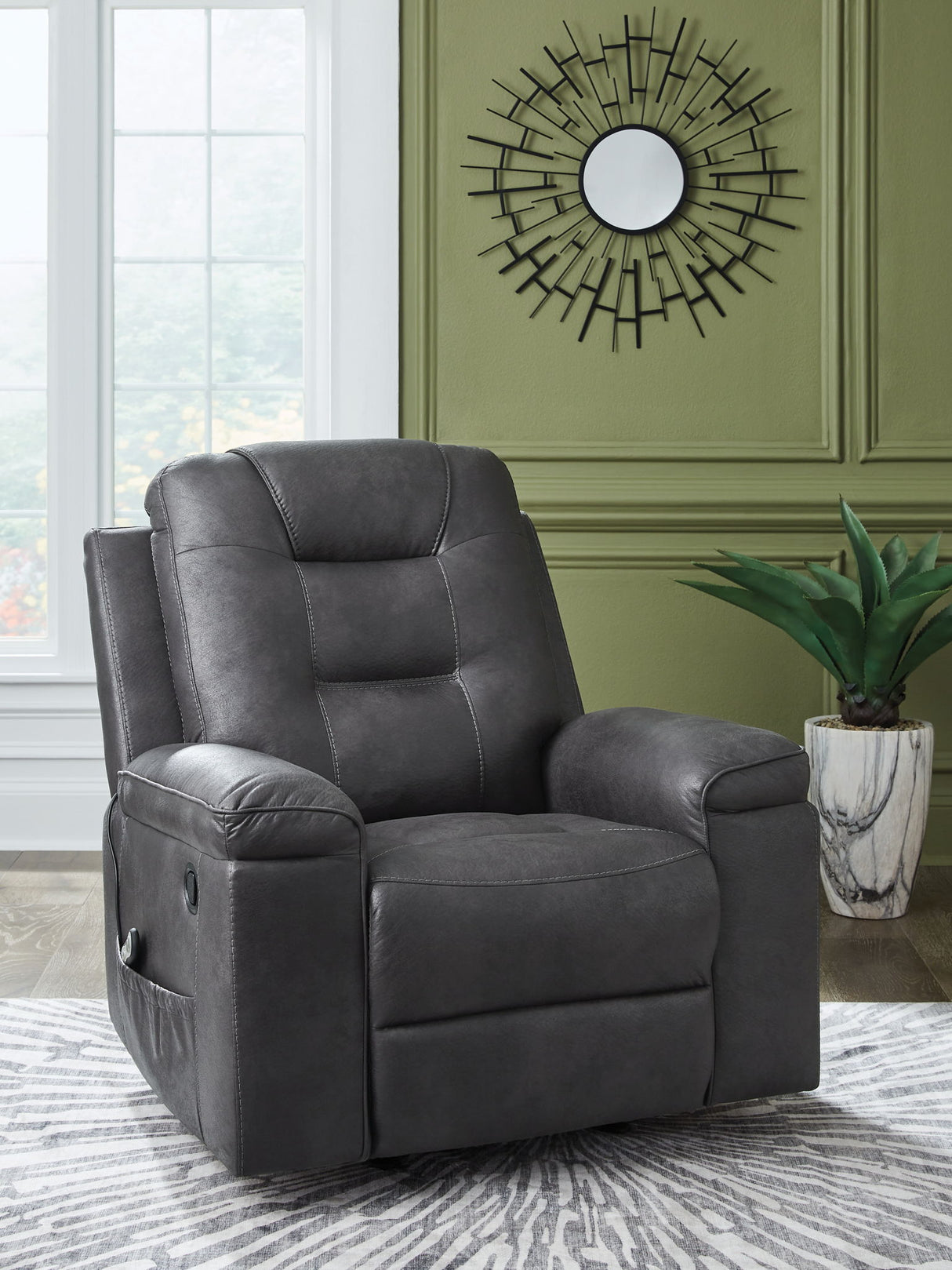 Stockworth - Rocker Recliner - Granite