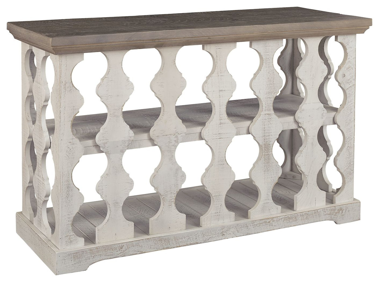 Havalance - Console Sofa Table - Gray / White