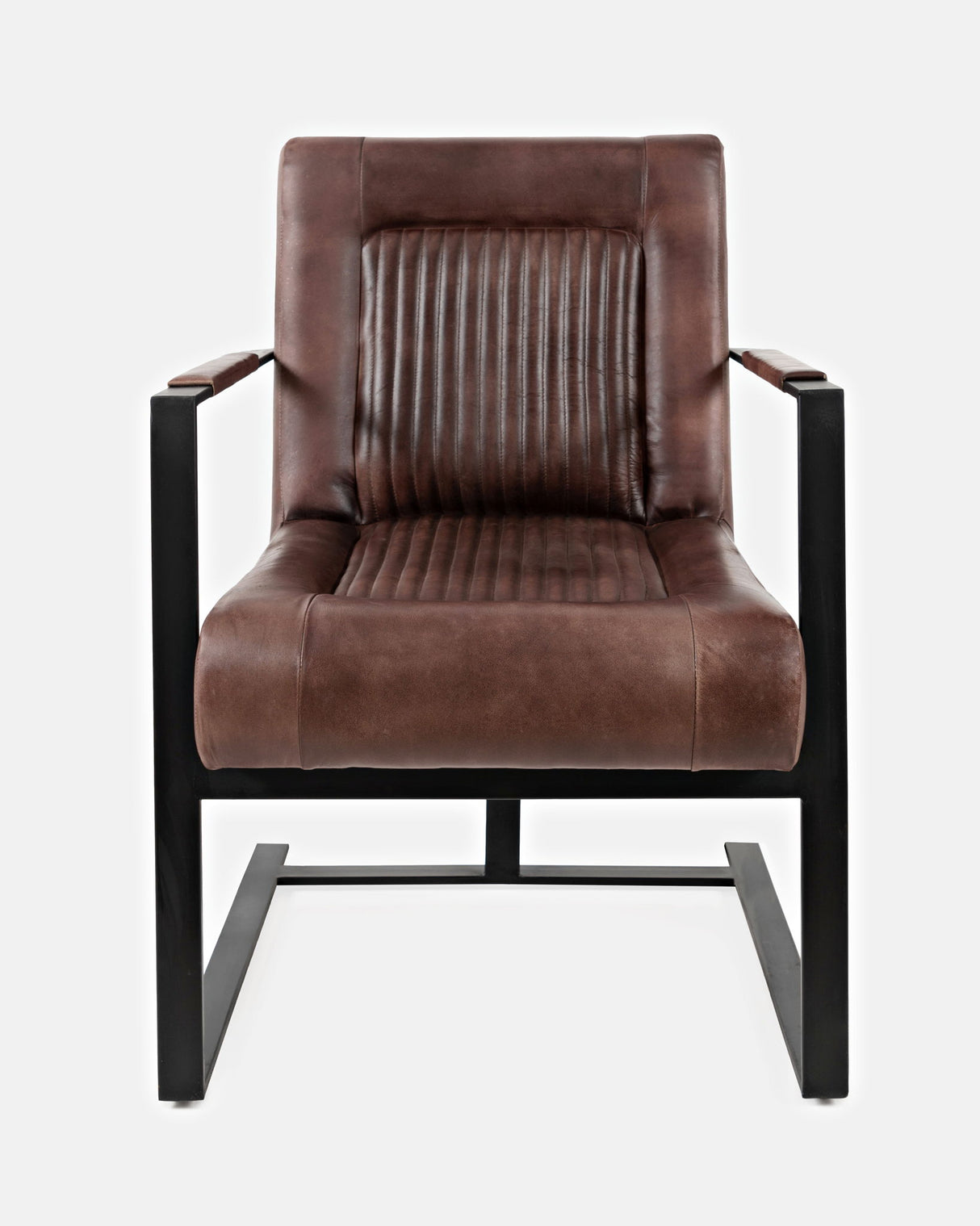 Global Archive - Maguire Genuine Leather Sled Chair