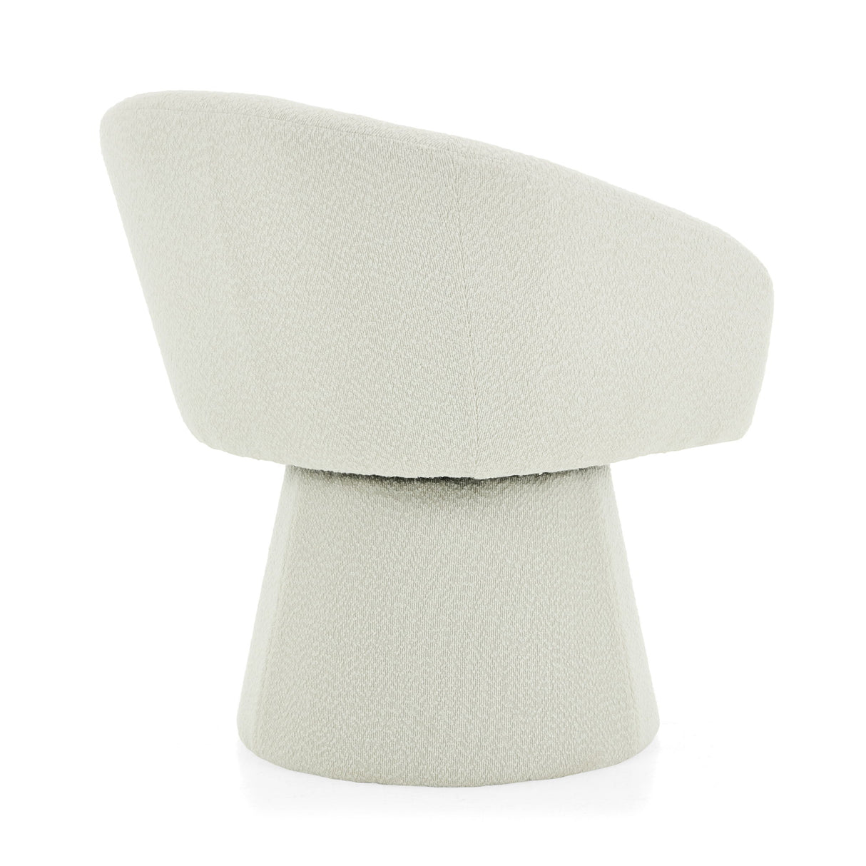 Modern Swivel Accent Chair With Ergonomic Barrel Design