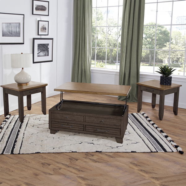 Bear Creek - 3 Piece Table Set