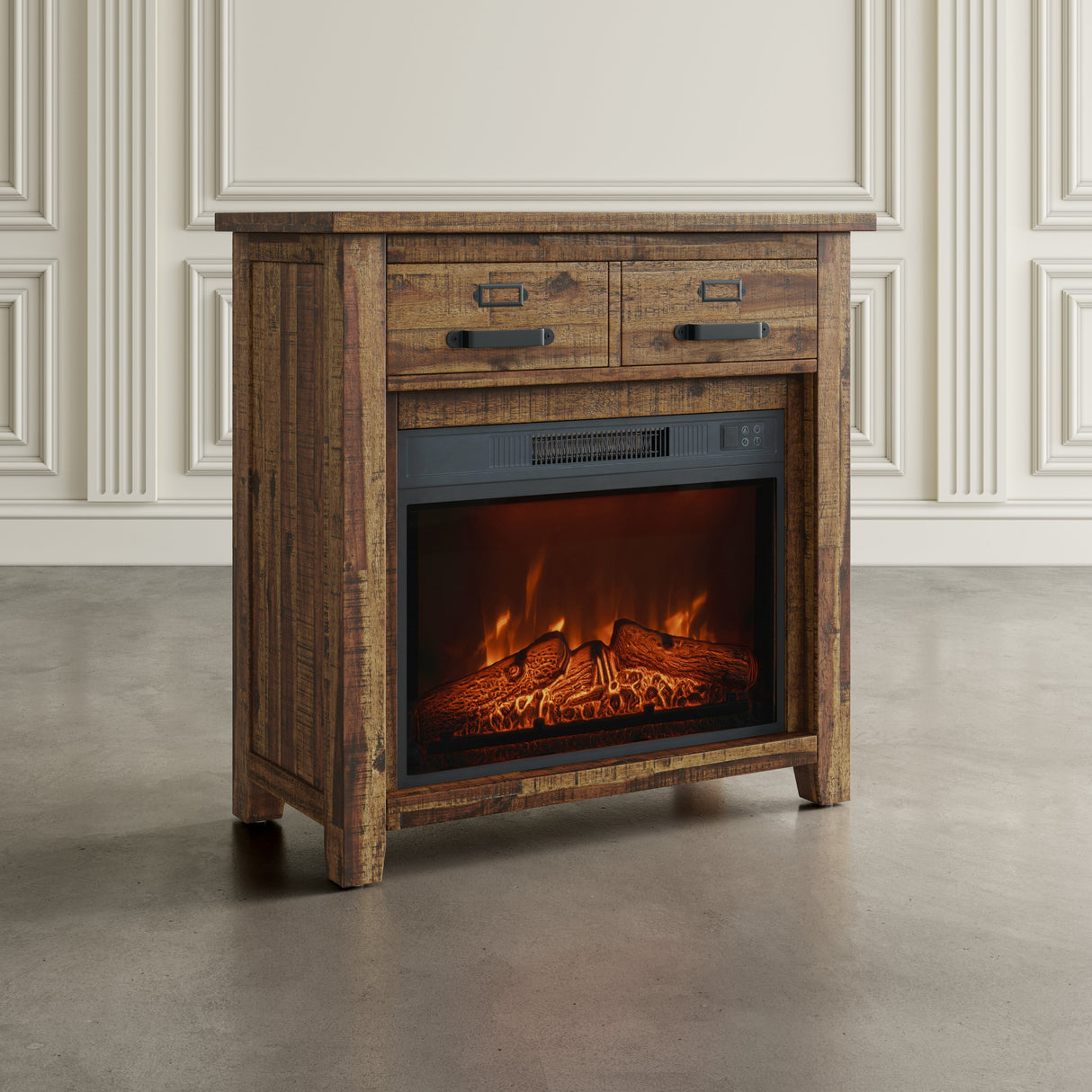 Cannon Valley Electric Fireplace Media Console