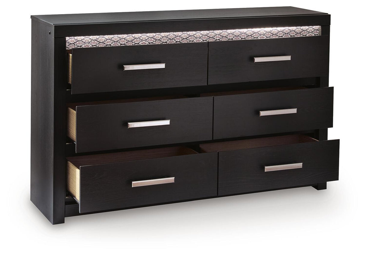 Brizmore - Six Drawer Dresser - Black