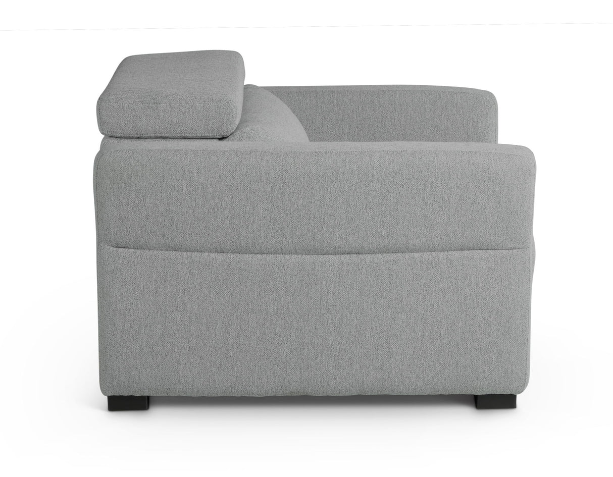 Isla - Dual Power Recliner - Dark Gray
