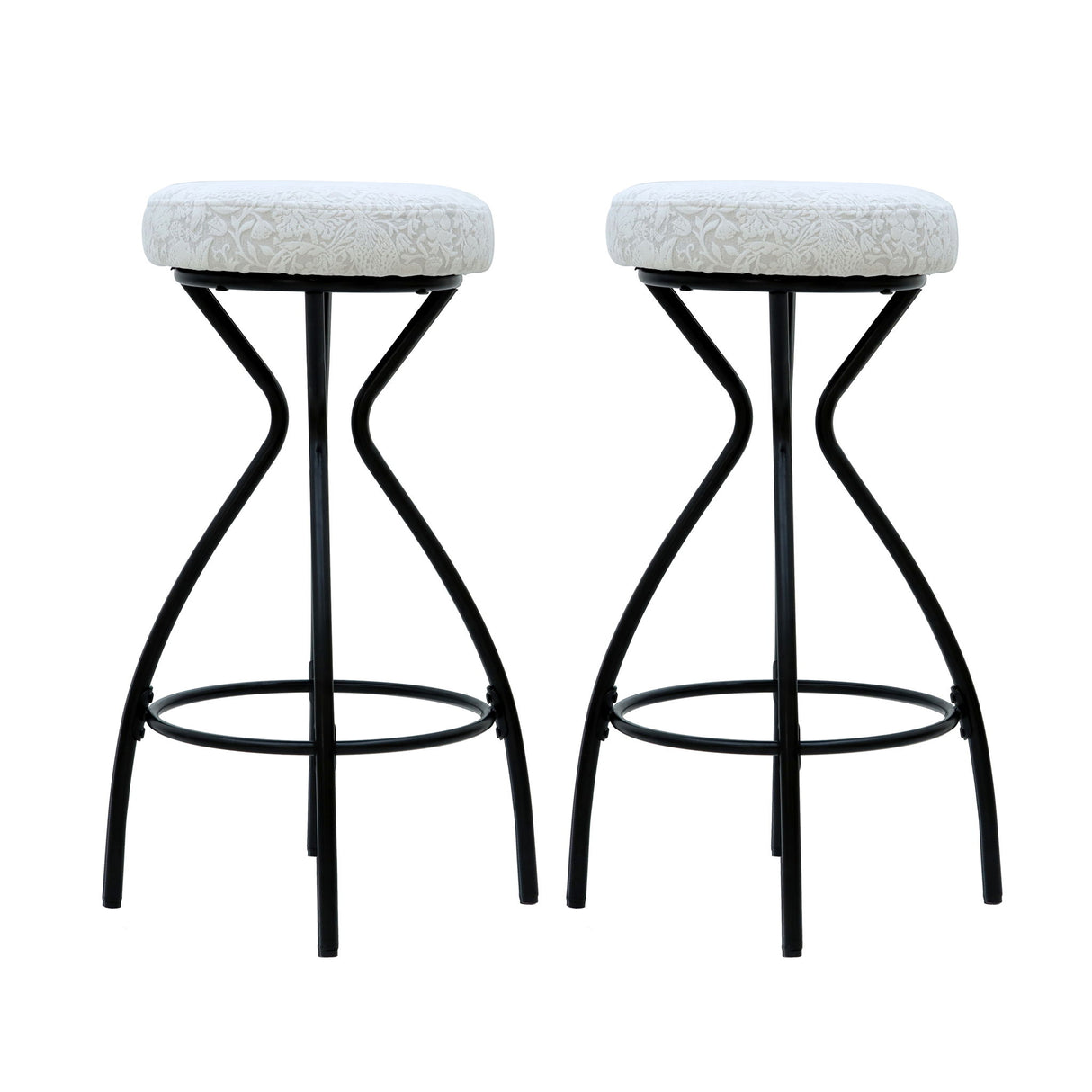 Modern Backless Bar Stools For Kitchen Island (Set of 2)