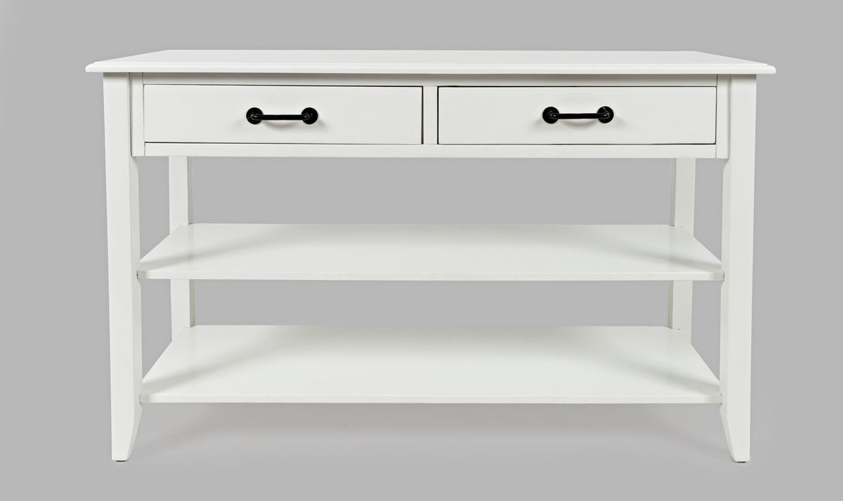 North Fork - Sofa Table With 2 Drawers - Country Off-White