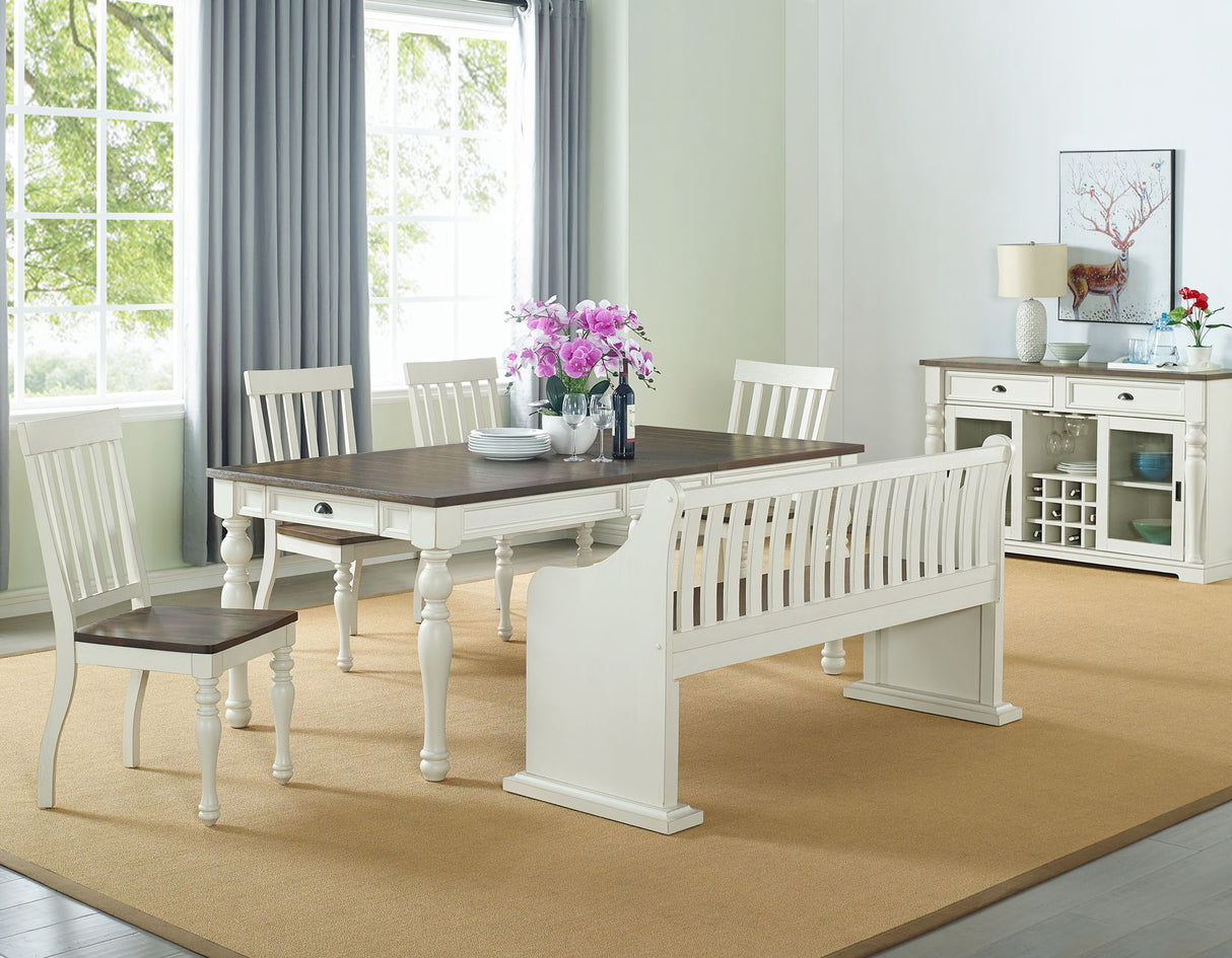Joanna - Dining Table - Two Tone