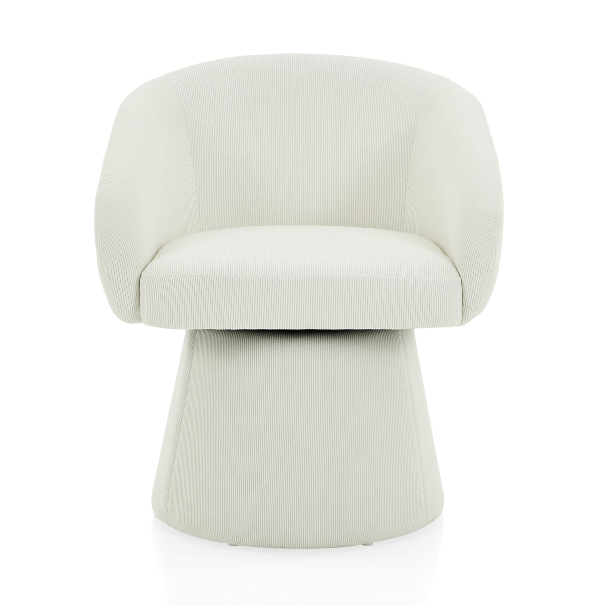Modern Swivel Accent Chair With Ergonomic Barrel Design