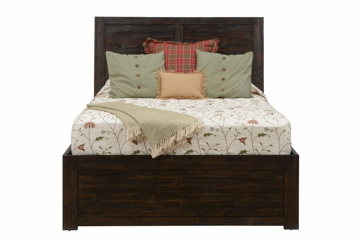 Kona Grove - King Storage Bed - Chocolate Dark Brown