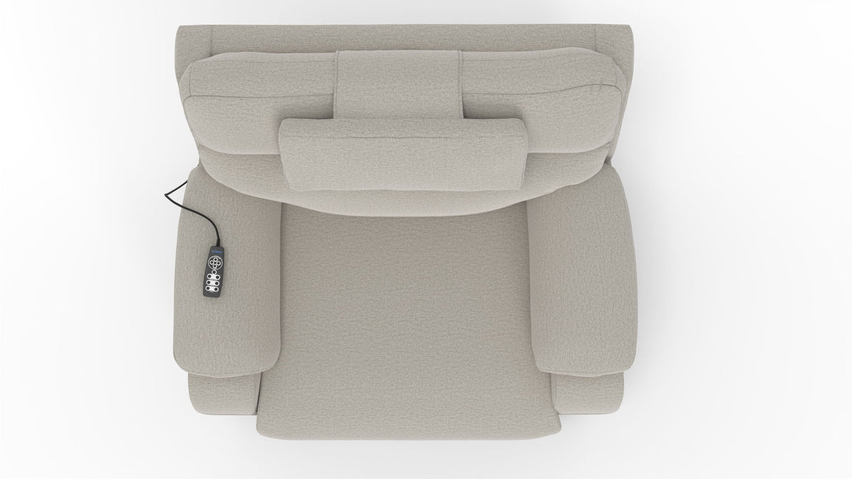 Dreamtime - 48" Power Headrest Power Lay Flat Recliner With CR3 Heat/Massage/Zero Gravity