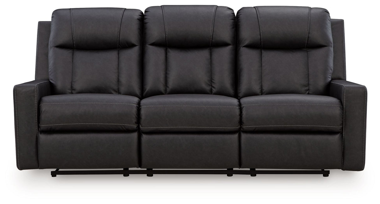 Mackmenville - Reclining Sofa - Carbon