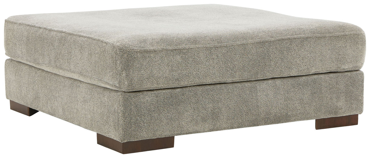 Bayless - Oversized Accent Ottoman - Smoke
