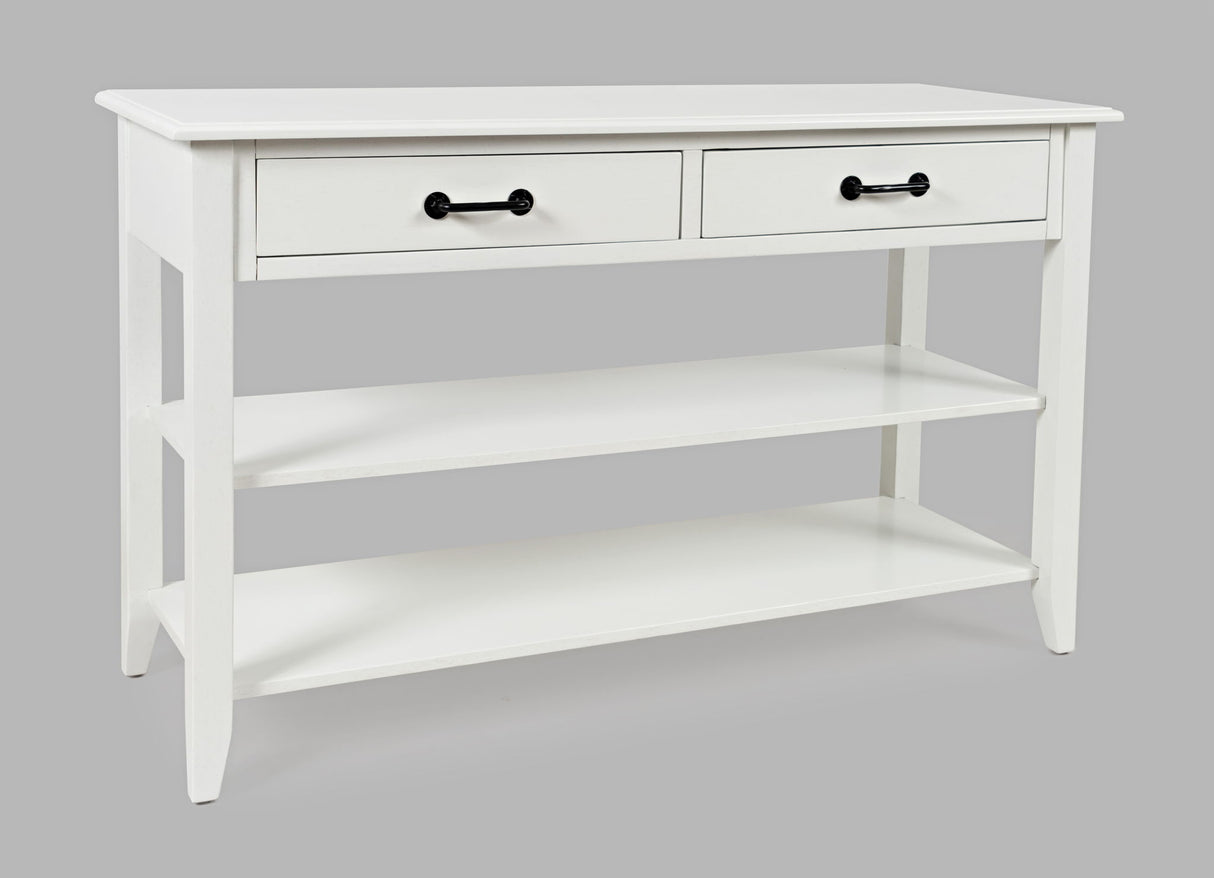 North Fork - Sofa Table With 2 Drawers - Country Off-White