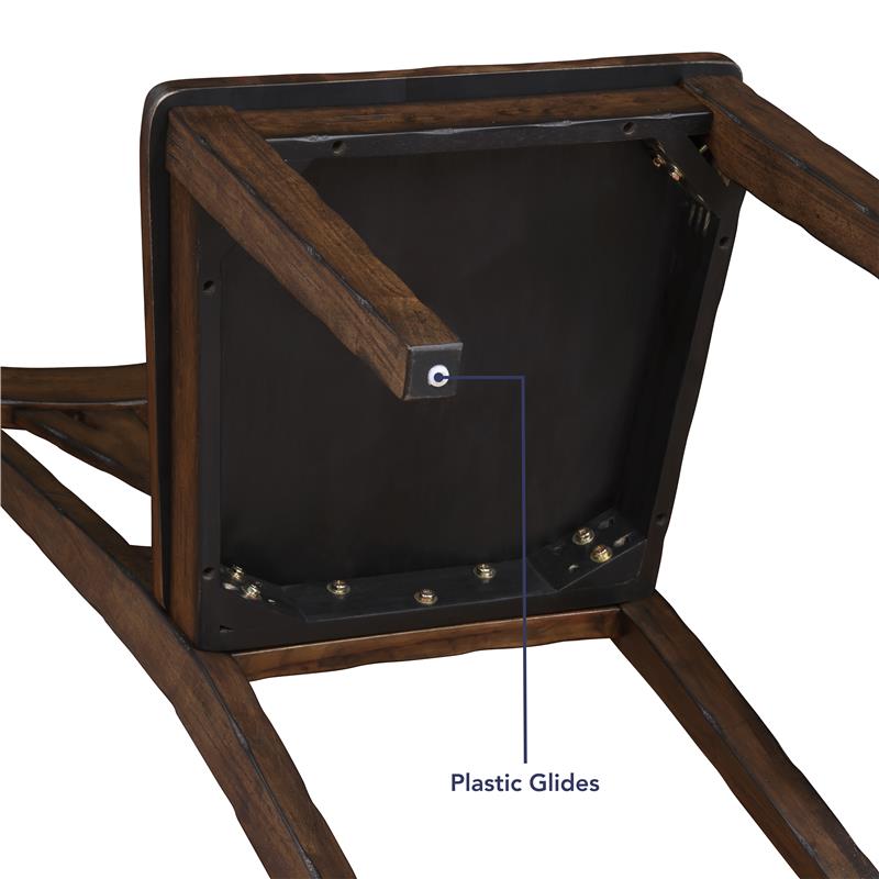 Auburn - Side Chair (Set of 2) - Dark Brown - AUB500S