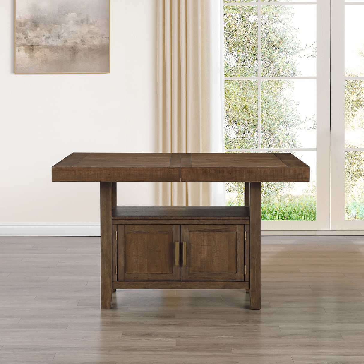 Garland - Counter Table - Dark Brown