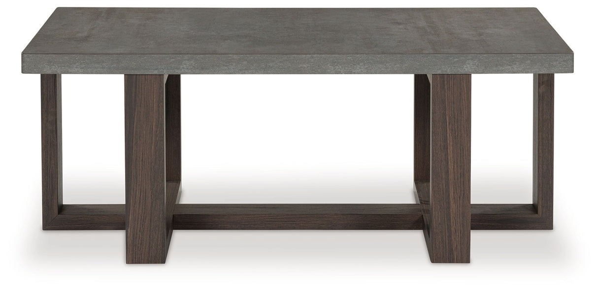 Dynnford - Occasional Table Set (Set of 3) - Gray / Brown
