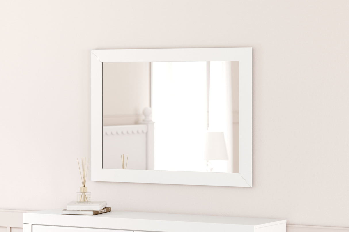 Mollviney - Bedroom Mirror - White