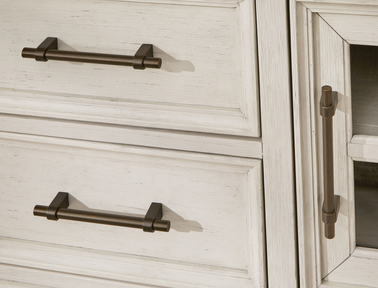 Shaybrock - Dining Room Server - Antique White / Brown