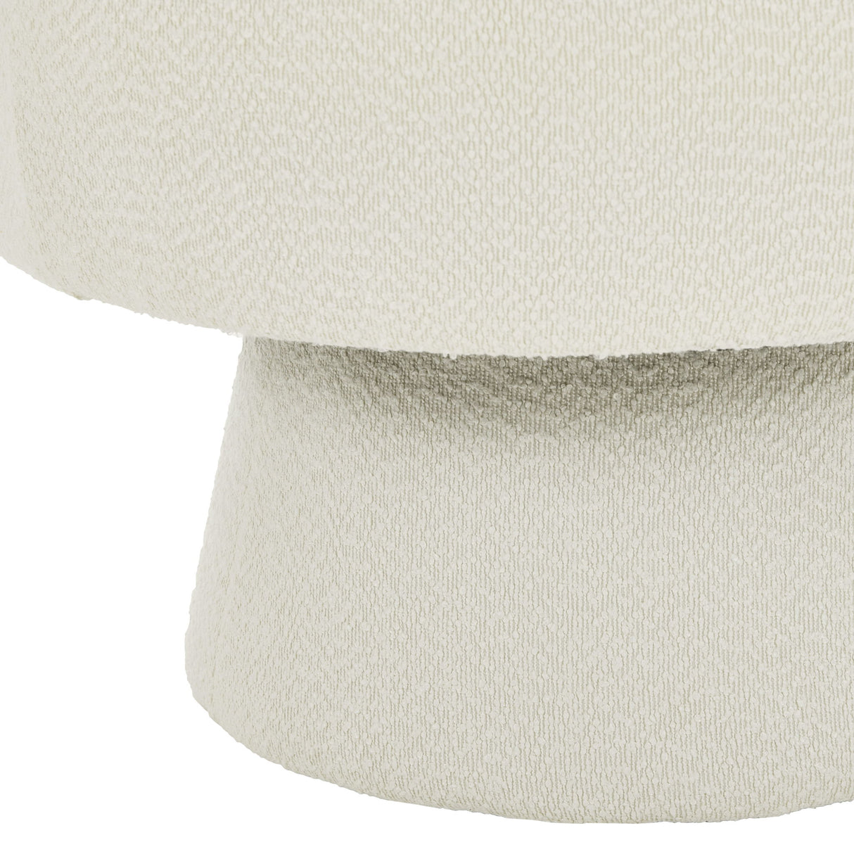 Swivel Accent Chair, 360° Rotating Design With Ergonomic Support For Living Room, Bedroom & Home Office - Cream White