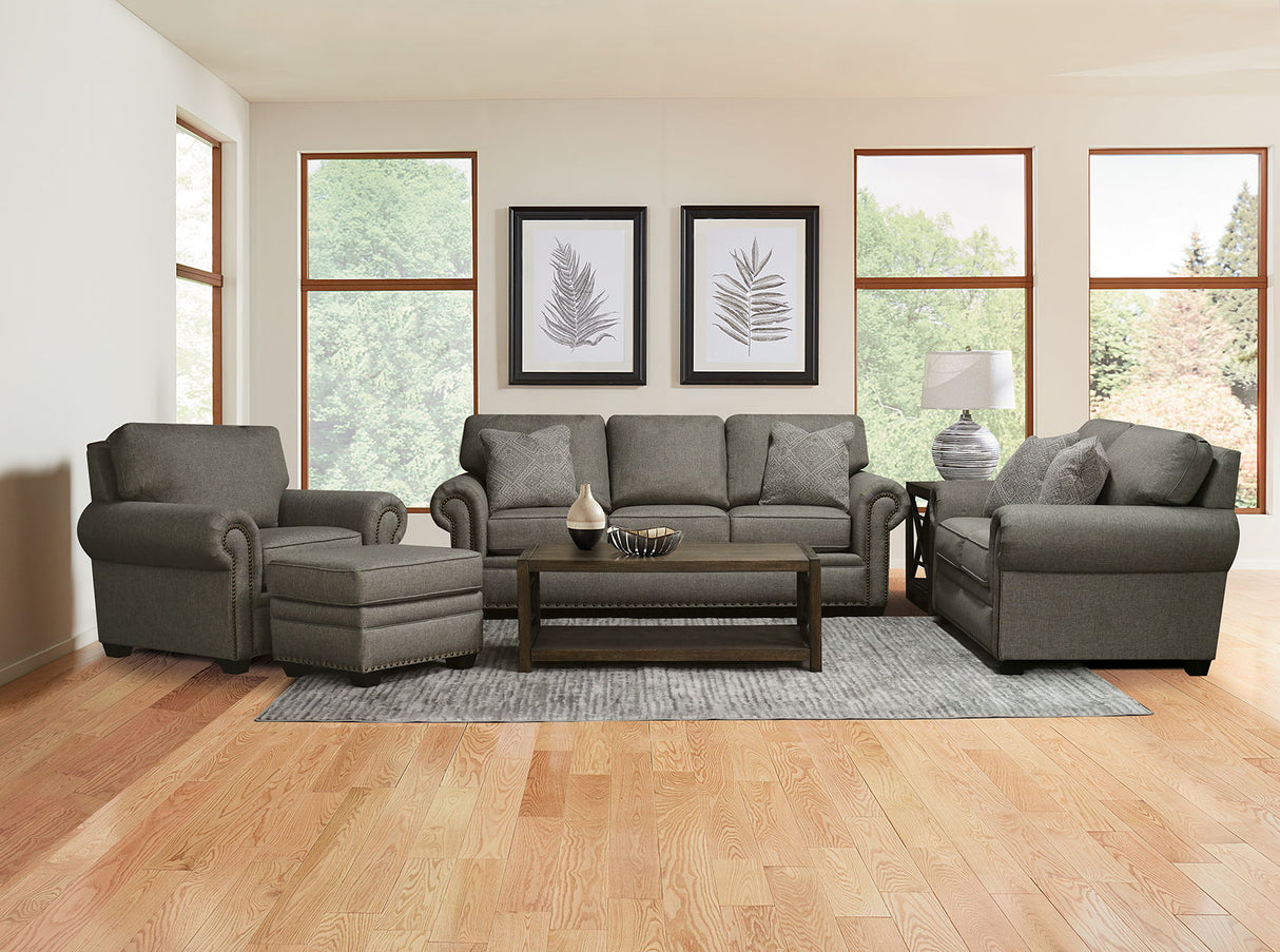 Brett - Ottoman With Nails