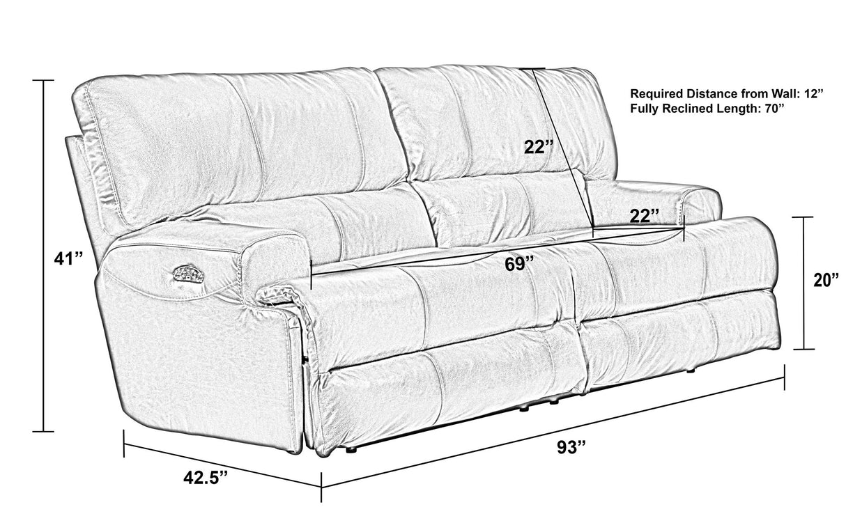 Wembley - Lay Flat Reclining Sofa