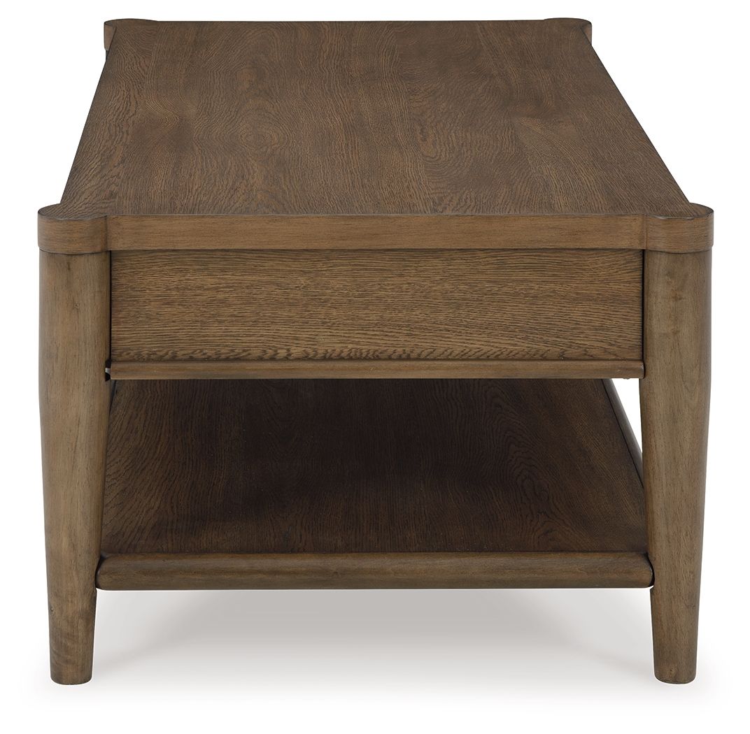 Roanhowe - Rectangular Cocktail Table - Brown