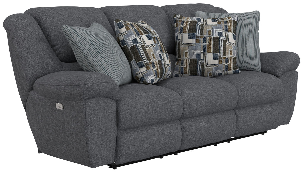 Trifecta - Sofa With 3 Recliners and Drop Down Table