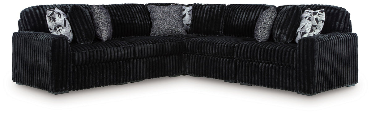 Midnight-Madness - 5 Piece Sectional