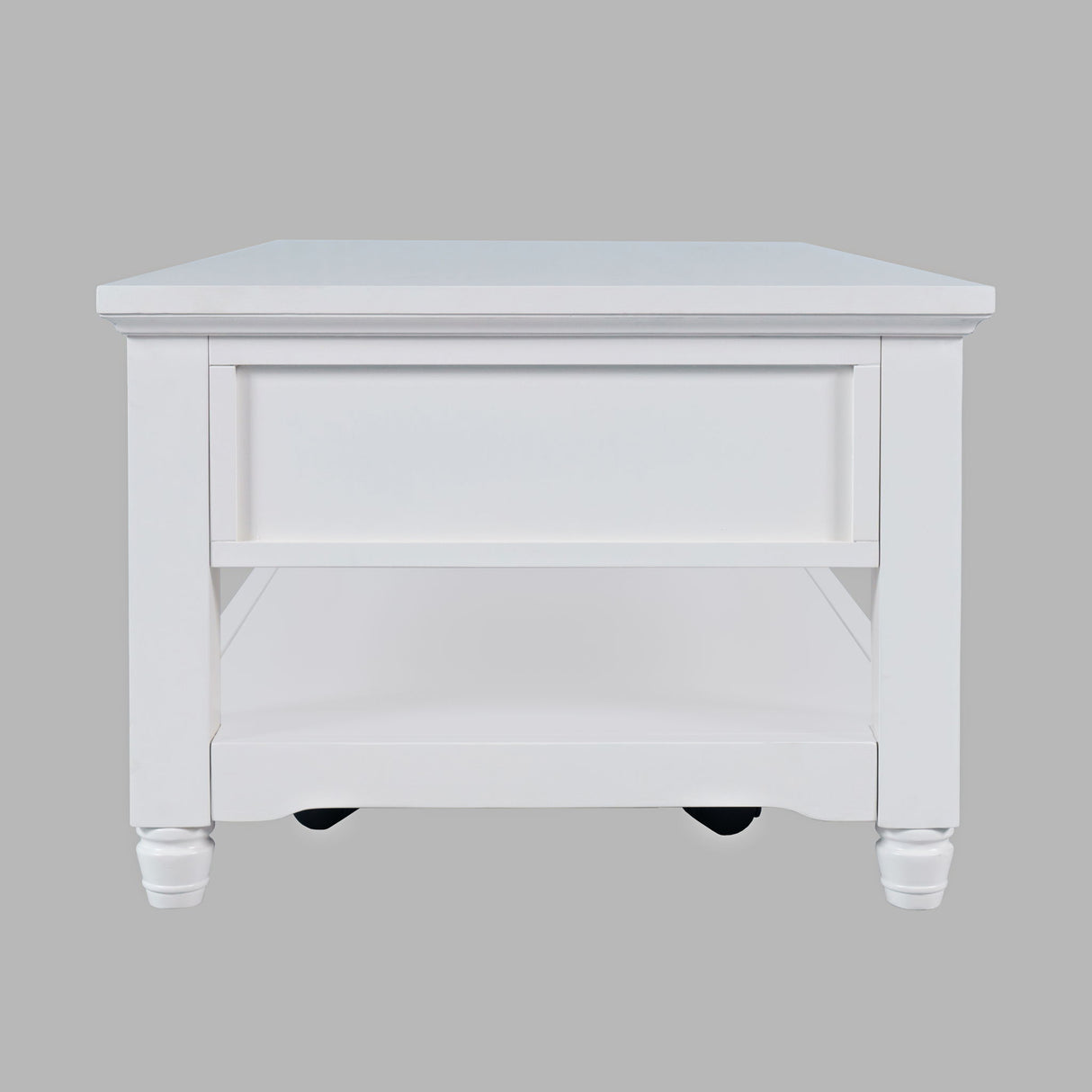 Westport - Castered Lift Top Table - White