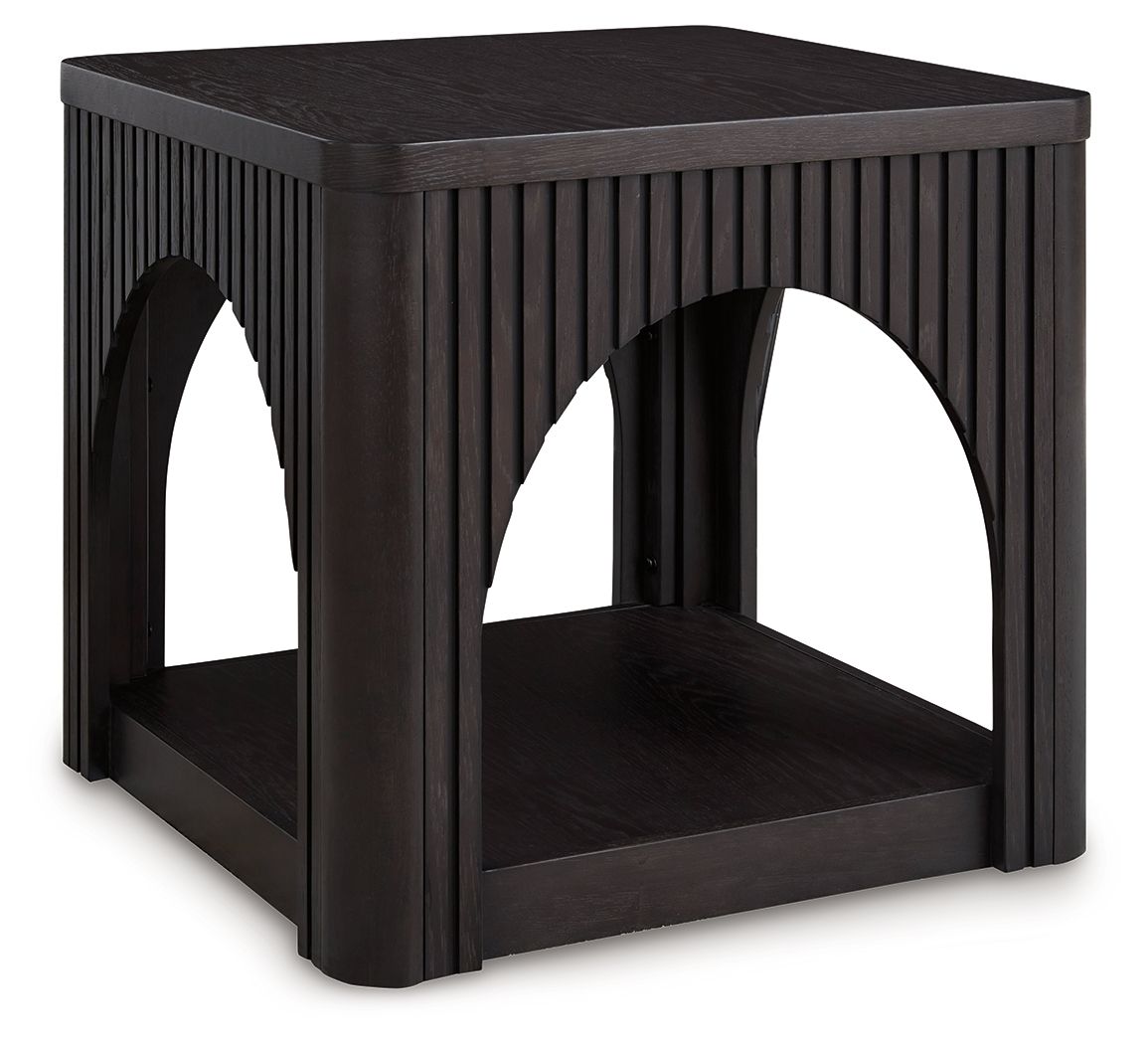Yellink - Square End Table - Black