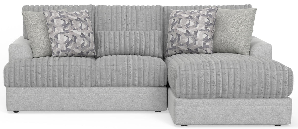 Titan - Sectional With Comfort Coil Seating And Accent Pillows Included