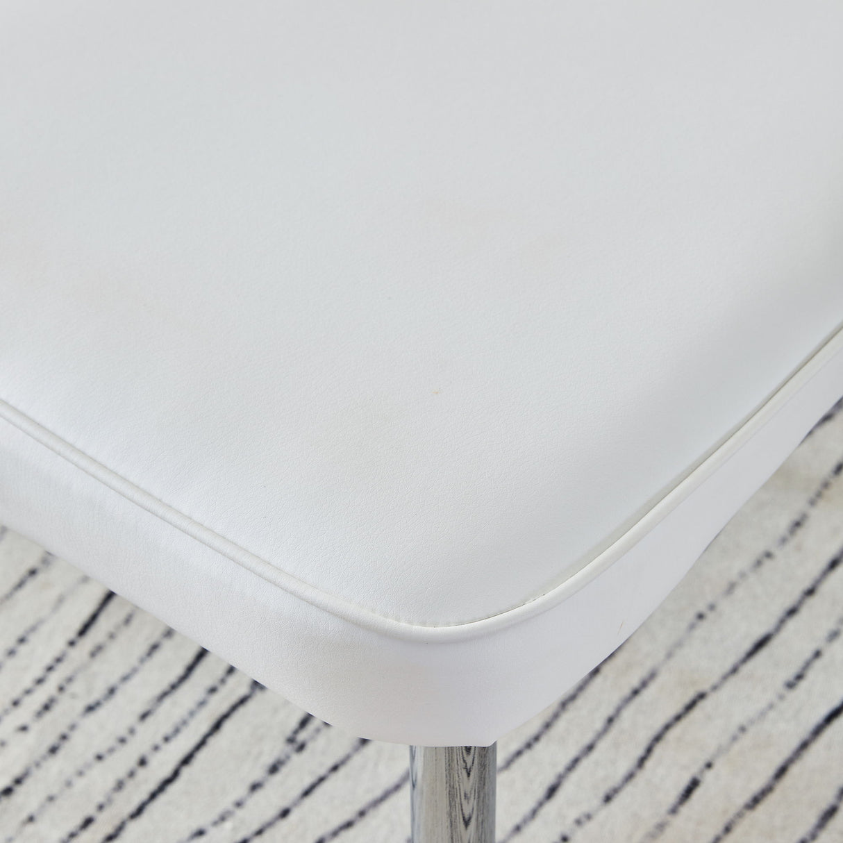 Modern Minimalist Dining Chairs With Metal Legs