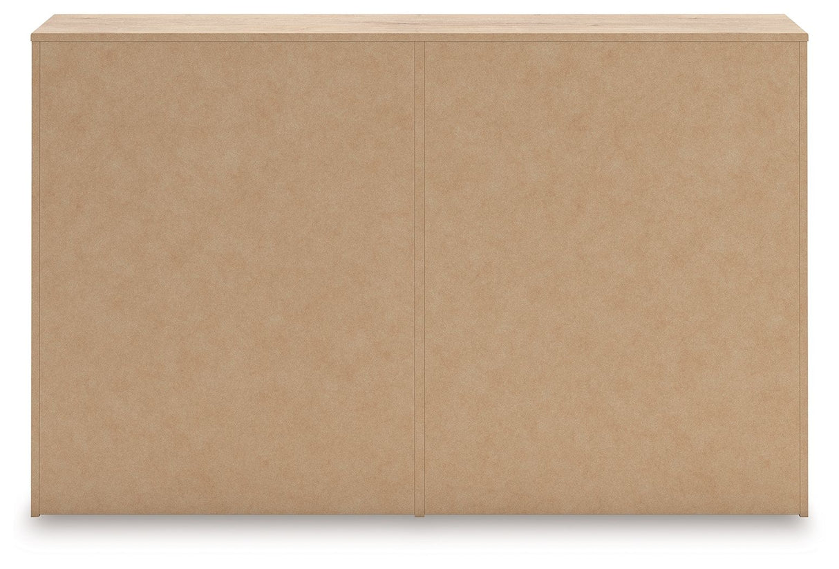 Sanginlane - Six Drawer Dresser - Tan