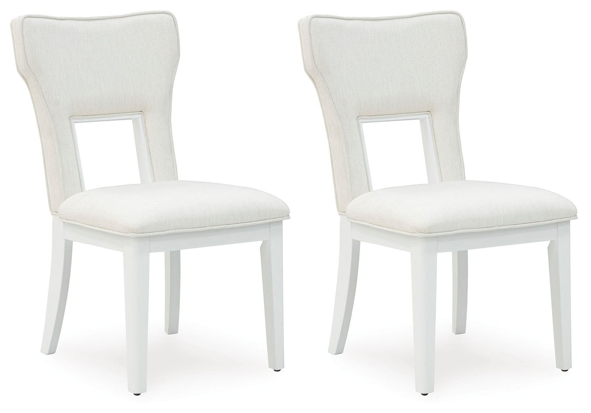Chalanna - Dining Upholstered Side Chair (Set of 2) - White