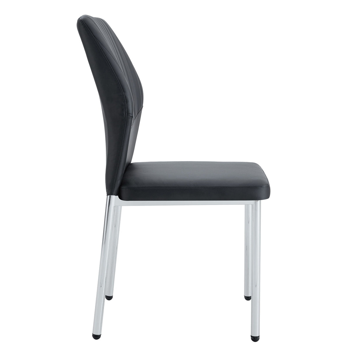 Luxury Simple High Resilience Dining Chair With Metal Legs