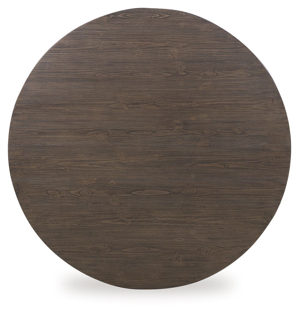 Neo - Round Cocktail Table - Rich Brown
