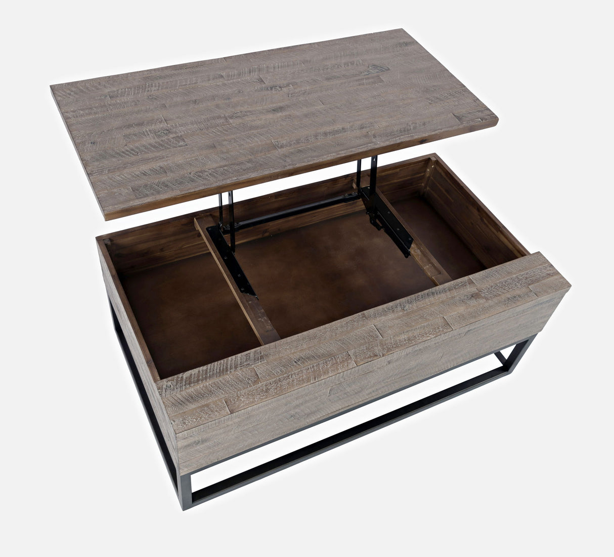 East Hampton - Lift Top Coffee Table - Distressed Gray