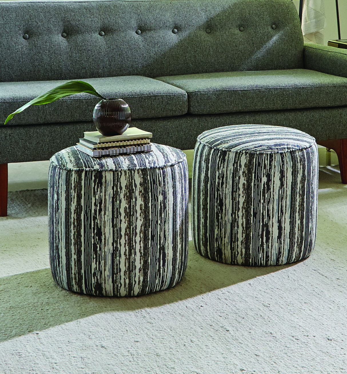 SoHo Living - Asher Small Ottoman