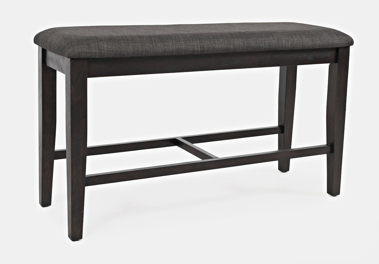 American Rustics Upholstered Counter Bench