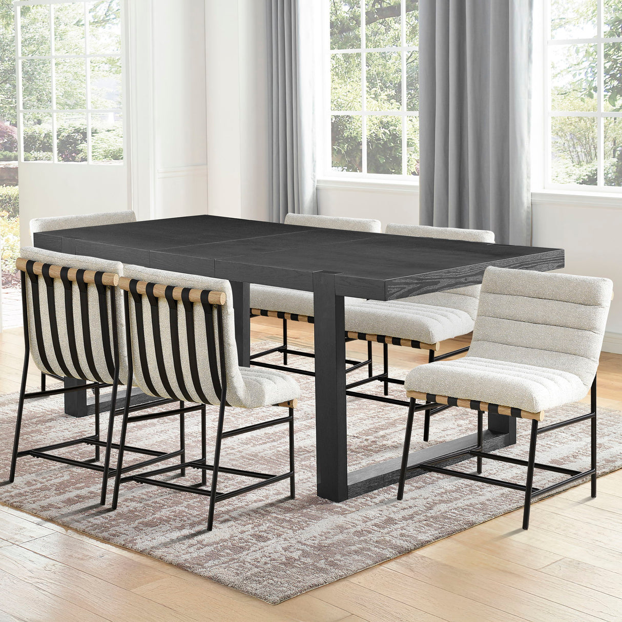 Yves - Dining Set With Nicco Chairs