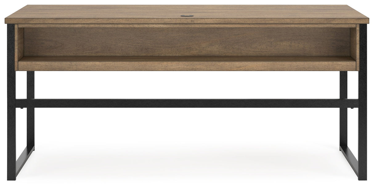 Montia - Home Office Desk, Desk Chair, Bookcase - Light Brown